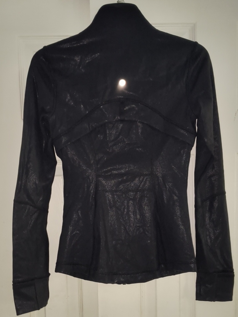 Lululemon Define Jacket *Spark Luminosity Foil Print Black Size 4 - Picture 4 of 6